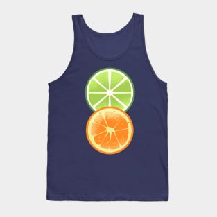 orange and lemon Tank Top